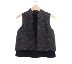 Bloom Apparels Black and Bronze Sleeveless