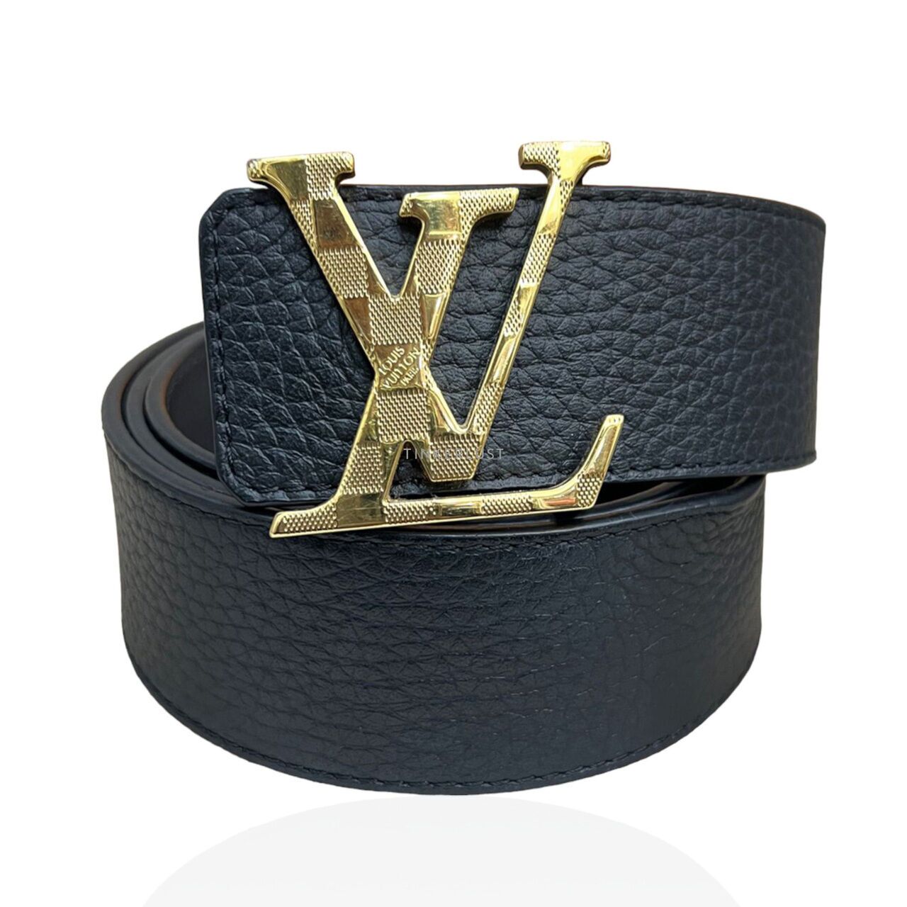 Black and gold louis vuitton clearance belt