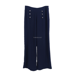 Stradivarius Navy Long Pants