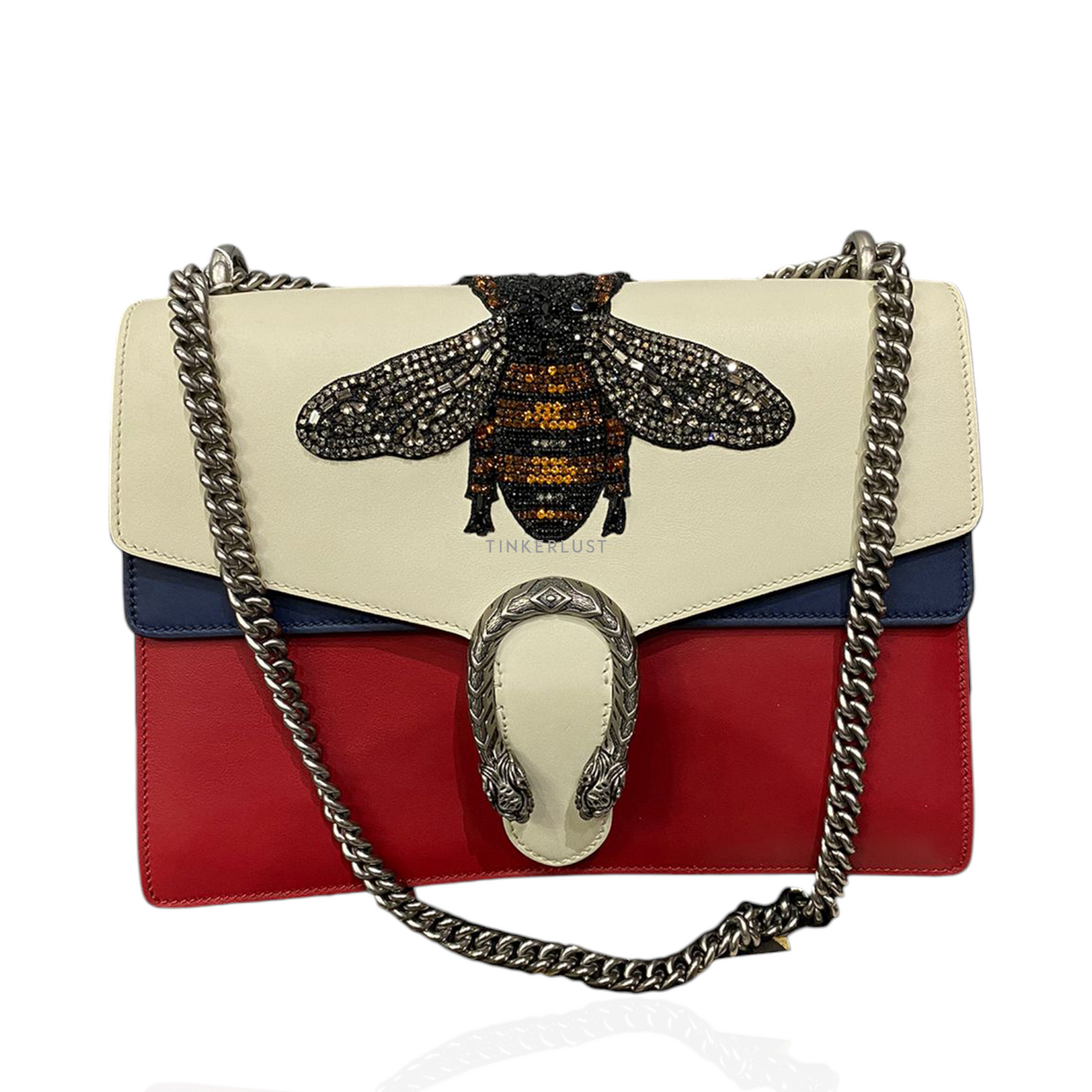 tas shoulder bag Gucci Dionysus Large Red Multicolor SHW Shoulder Bag Tinkerlust