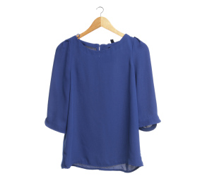 Mango Blue Blouse