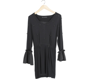 Zara Black Beaded Mini Dress