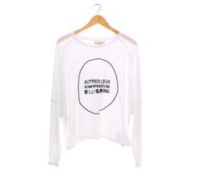 Zara Off White Blouse