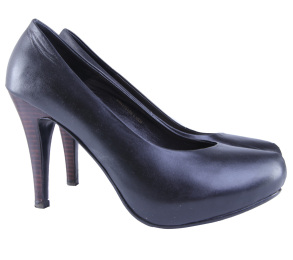 Hush Puppies Black Original Sierra Heels
