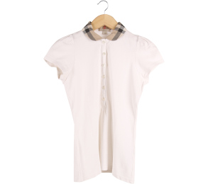 Burberry White Blouse