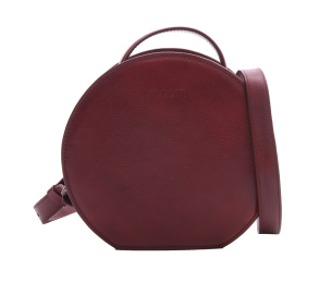 Purotti Maroon Round Sling Bag