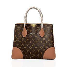 Louis Vuitton Monogram Canvas Flandrin Rose Satchel Bag