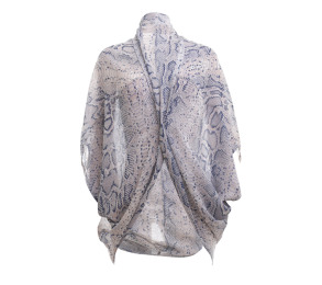 Cotton on Blue Snake Skin Priinted Outerwear