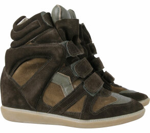 Isabel Marant Étoile Brown Over Basket Sneakers