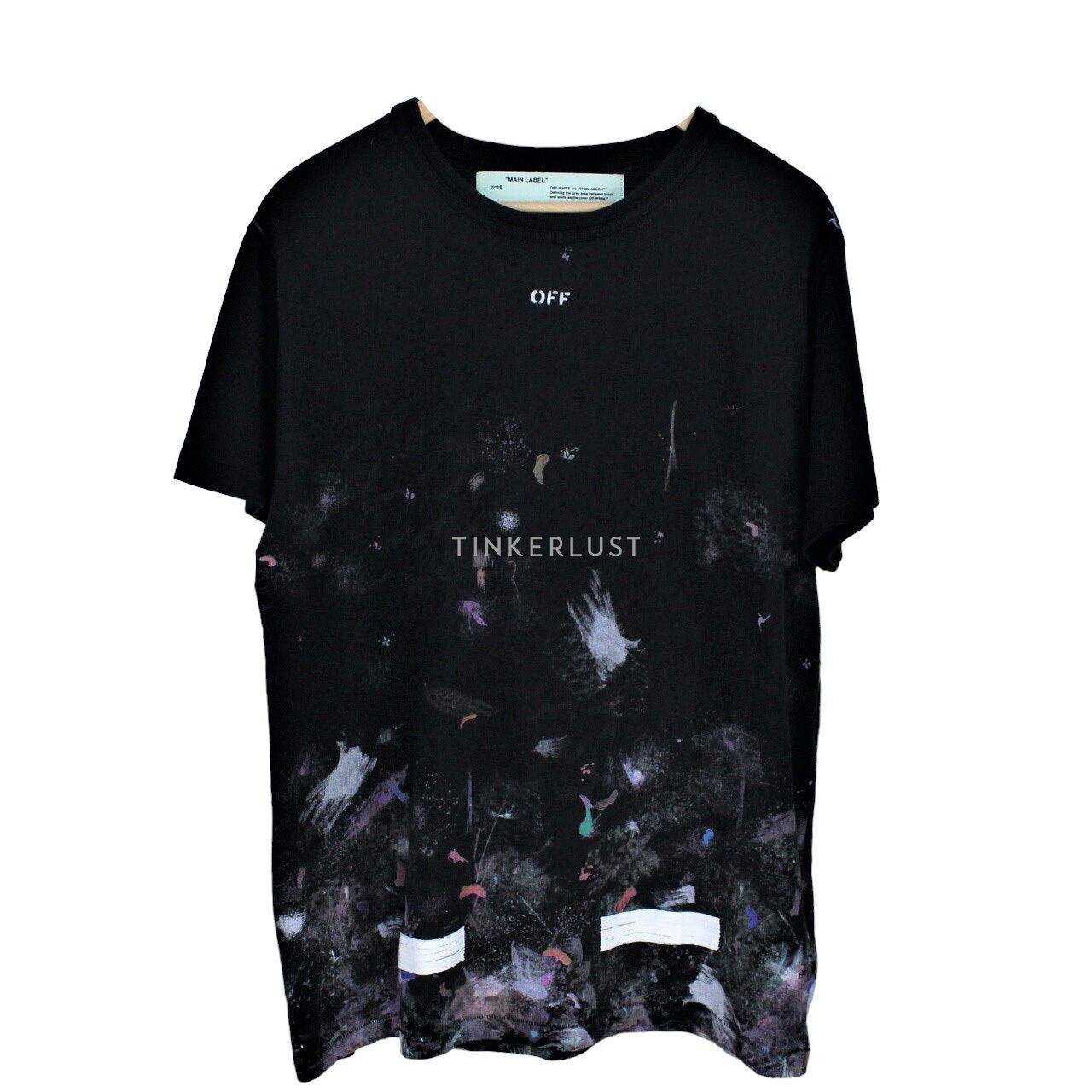 Off white discount galaxy t shirt