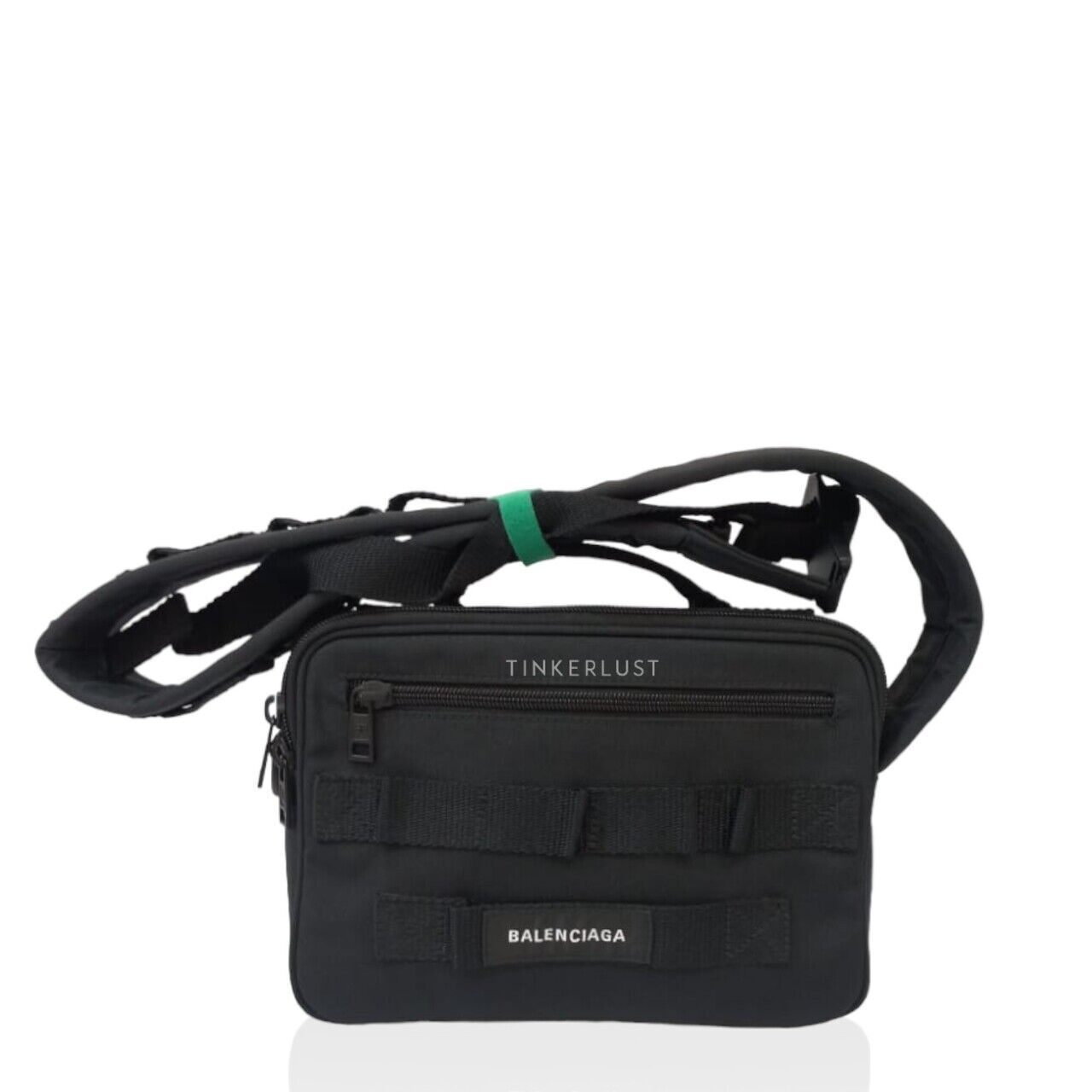 tas sling bag Balenciaga Army Pouch Messenger Bag in Black Sling Bag Tinkerlust