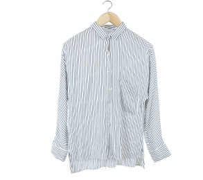 Zara White Striped Shirt