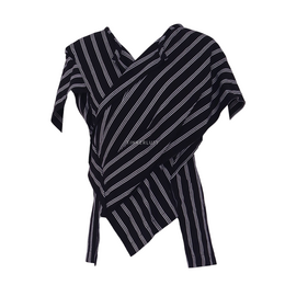 Lulu Lutfi Labibi Black & White Stripes Blouse