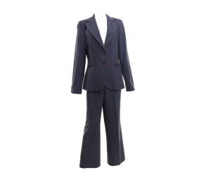 Portmans Grey Striped Blazer & Pants Two Piece