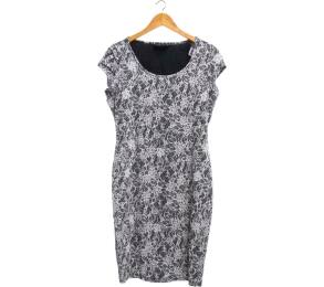 Dorothy Perkins Black Off White Floral Mini Dress