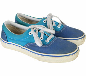 Vans Blue And Turquoise Sneakers