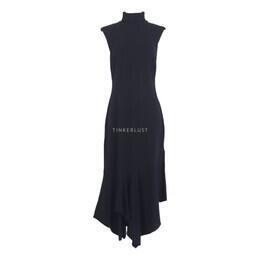 Karl Lagerfeld Black Long Dress