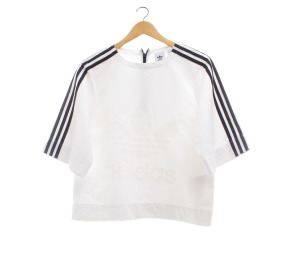 Adidas White Tee Blouse