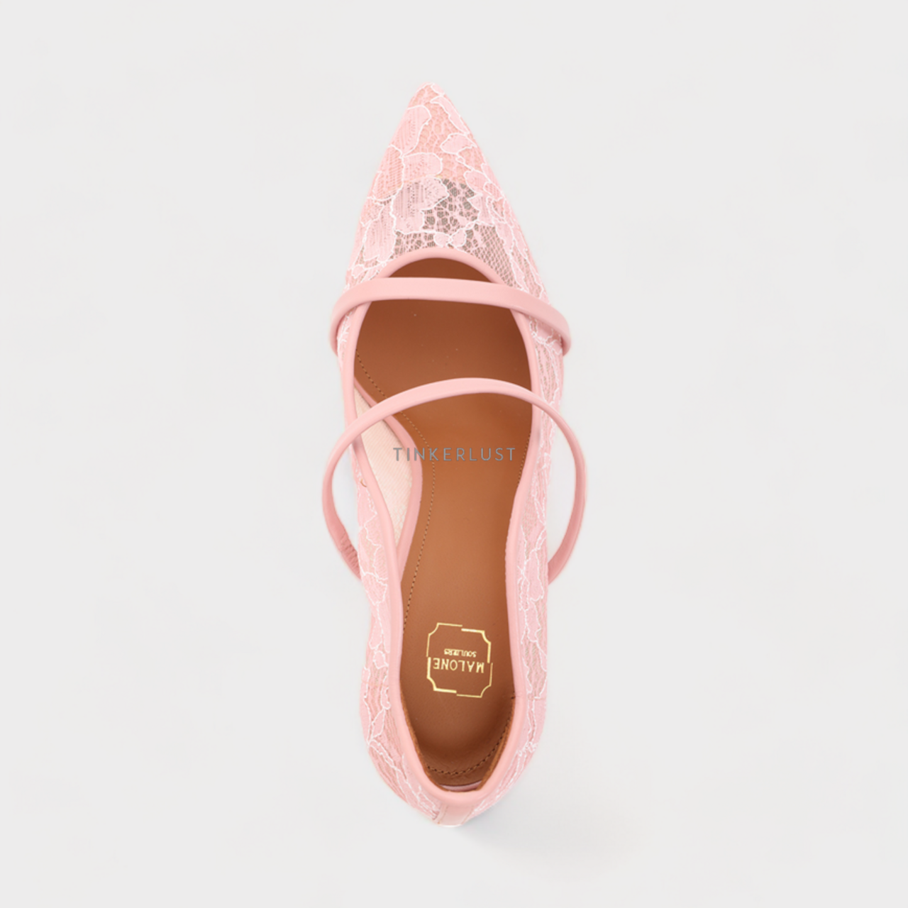sepatu heels MALONE SOULIERS Maureen Lace Heeled Pumps 70mm