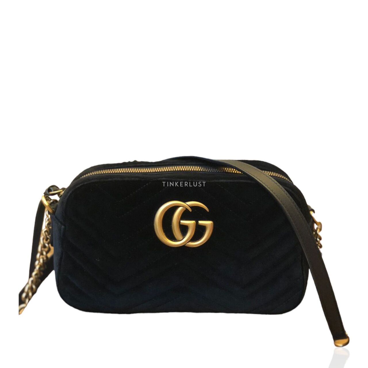 Gucci velvet store sling bag