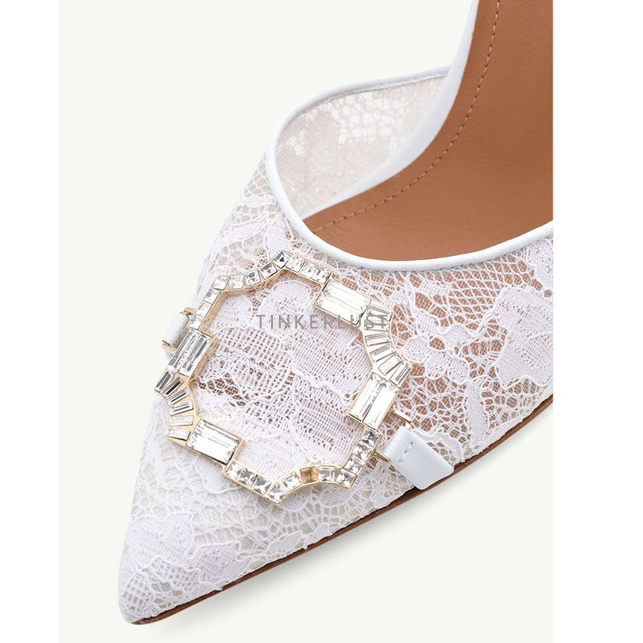 サンダル・ミュール Malone Souliers Embellished satin Missy mules Missy 85 embellished mules in green - Malone Souliers
