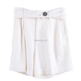 uma and Leopold Broken White Short Pants