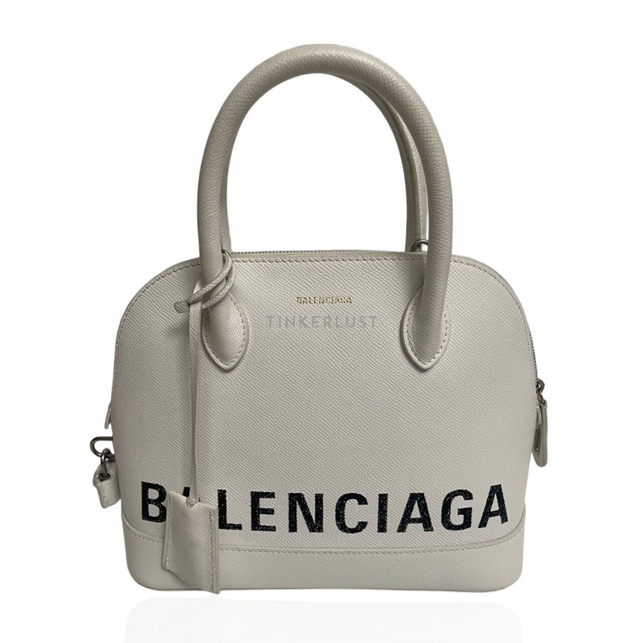 tas satchel Balenciaga Ville Small Ivory 2019 Satchel Tinkerlust