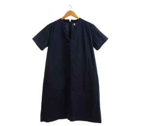 Cotton Ink Black Mini Dress