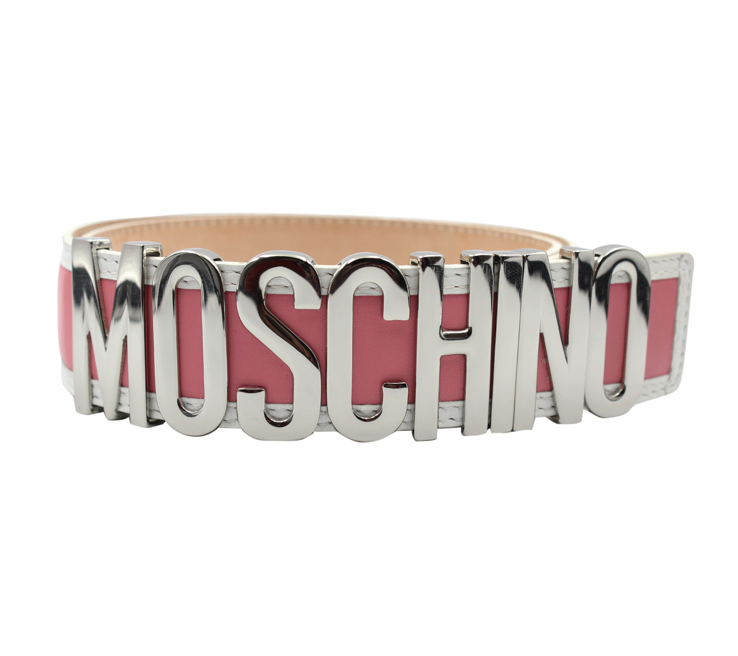 MOSCHINO ベルト Moschino Redwall Swiss Appenzeller style belt with cows