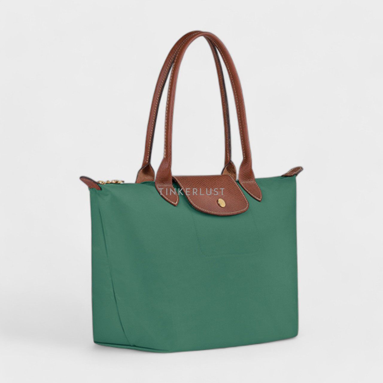手元あり*国内発送 Longchamp*LE PLIAGE Green*Mais 手提げ M ル プリアージュ® グリーン M トップハンドルバッグ フォレスト