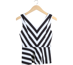 N.Y.L.A Black And White Sleeveless