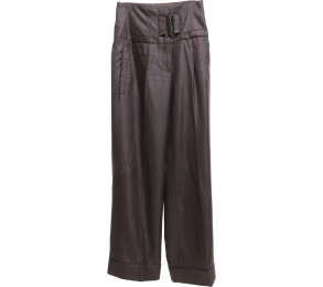 Mango Olive High Waist Long Pants