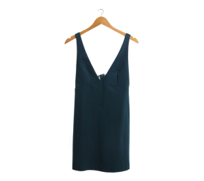 Zara Dark Green V-Neck Tunic Sleeveless