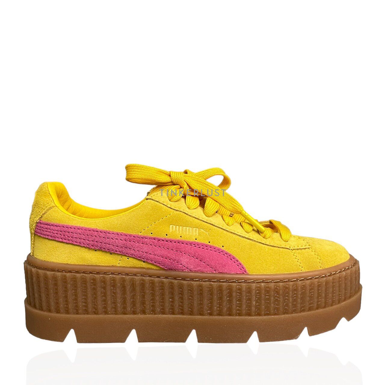 Yellow cheap fenty puma