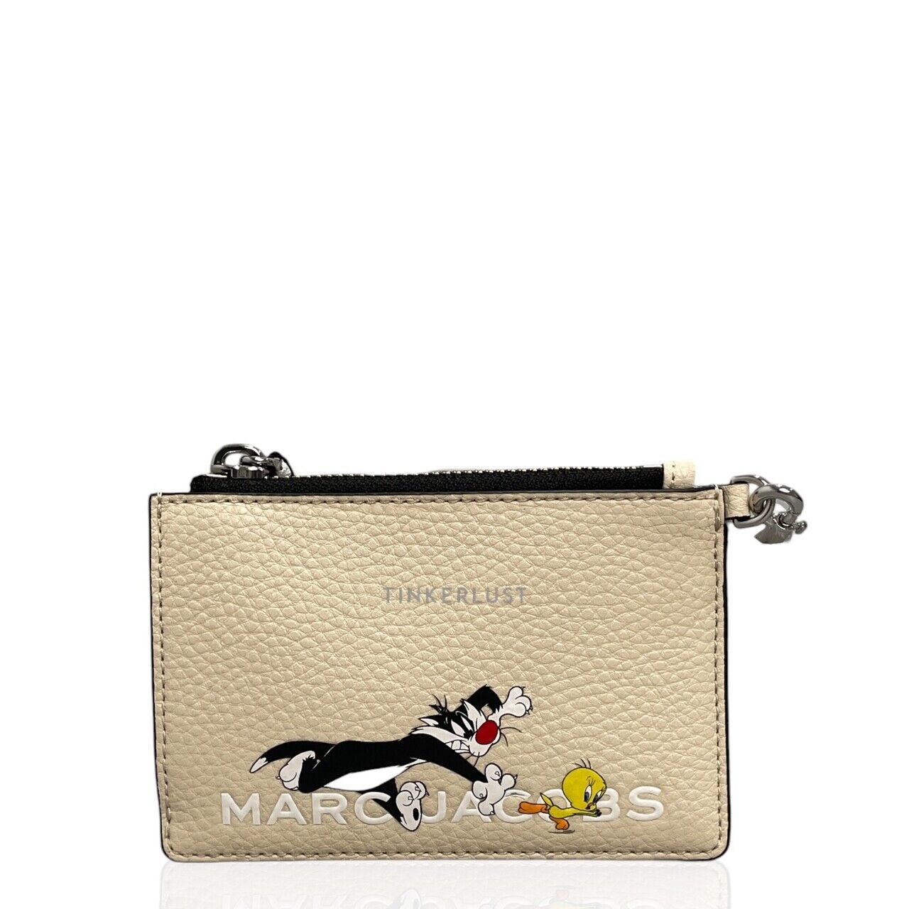 限定 Marc Jacobs×Looney Tunes★Bi Fold Wallet aksesoris dompet Marc Jacobs Looney Tunes Off White Wallet