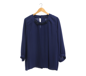 Zara Dark Blue Blouse