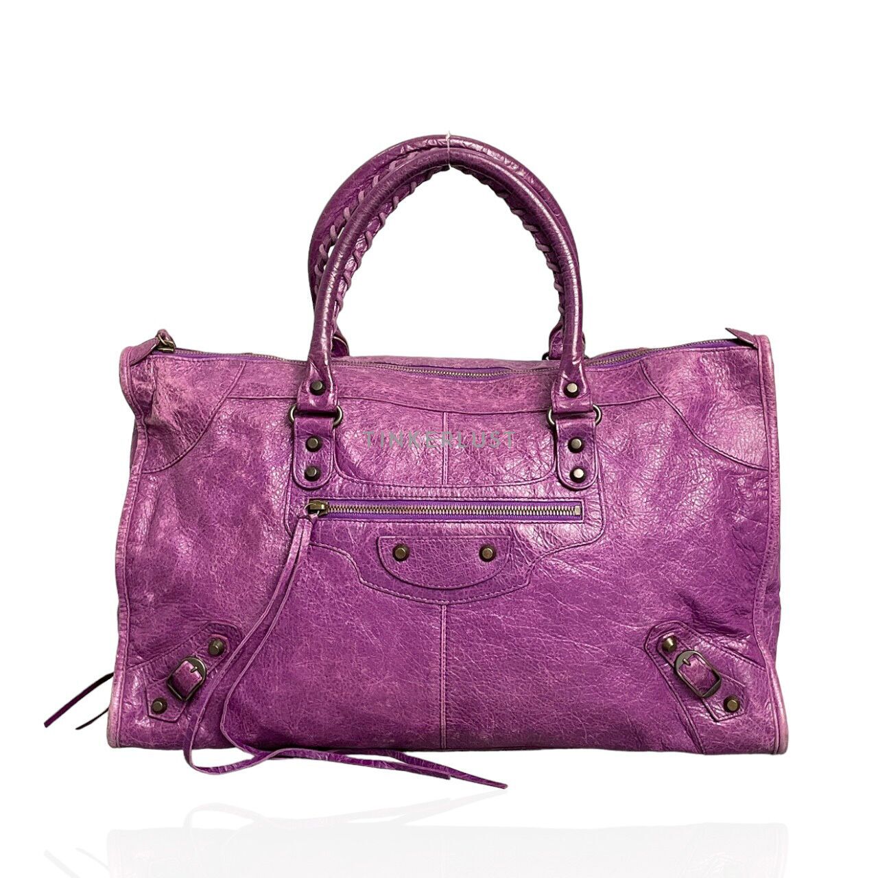 Balenciaga handbags purple on sale