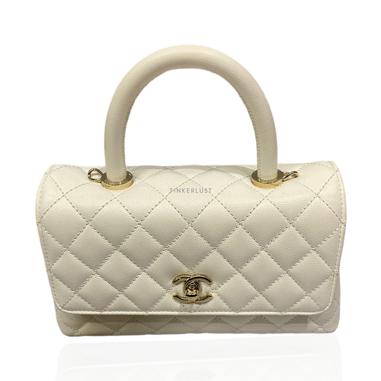 Chanel coco handle online white