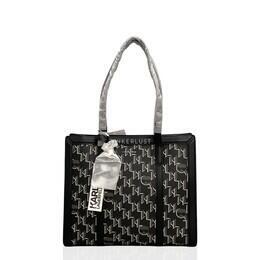 Karl Lagerfeld Ikonik 2.0 Mono CC Black Tote Bag