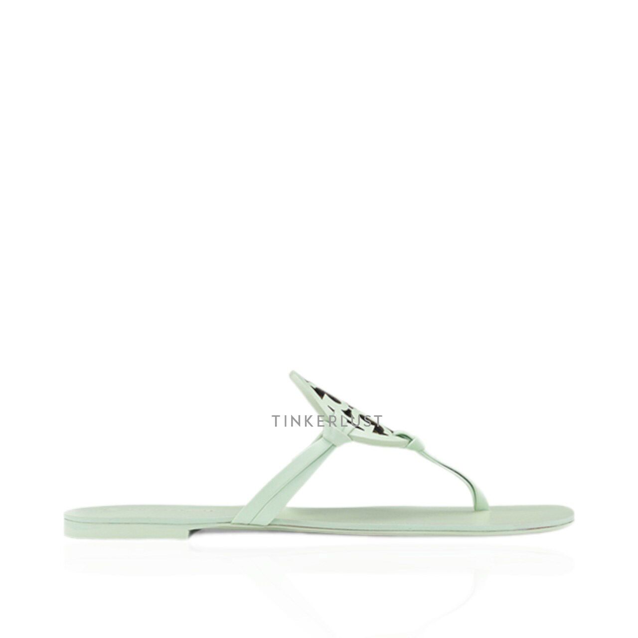 sepatu sandals Tory Burch Miller Square Toe in Meadow Mist Sandals Tinkerlust