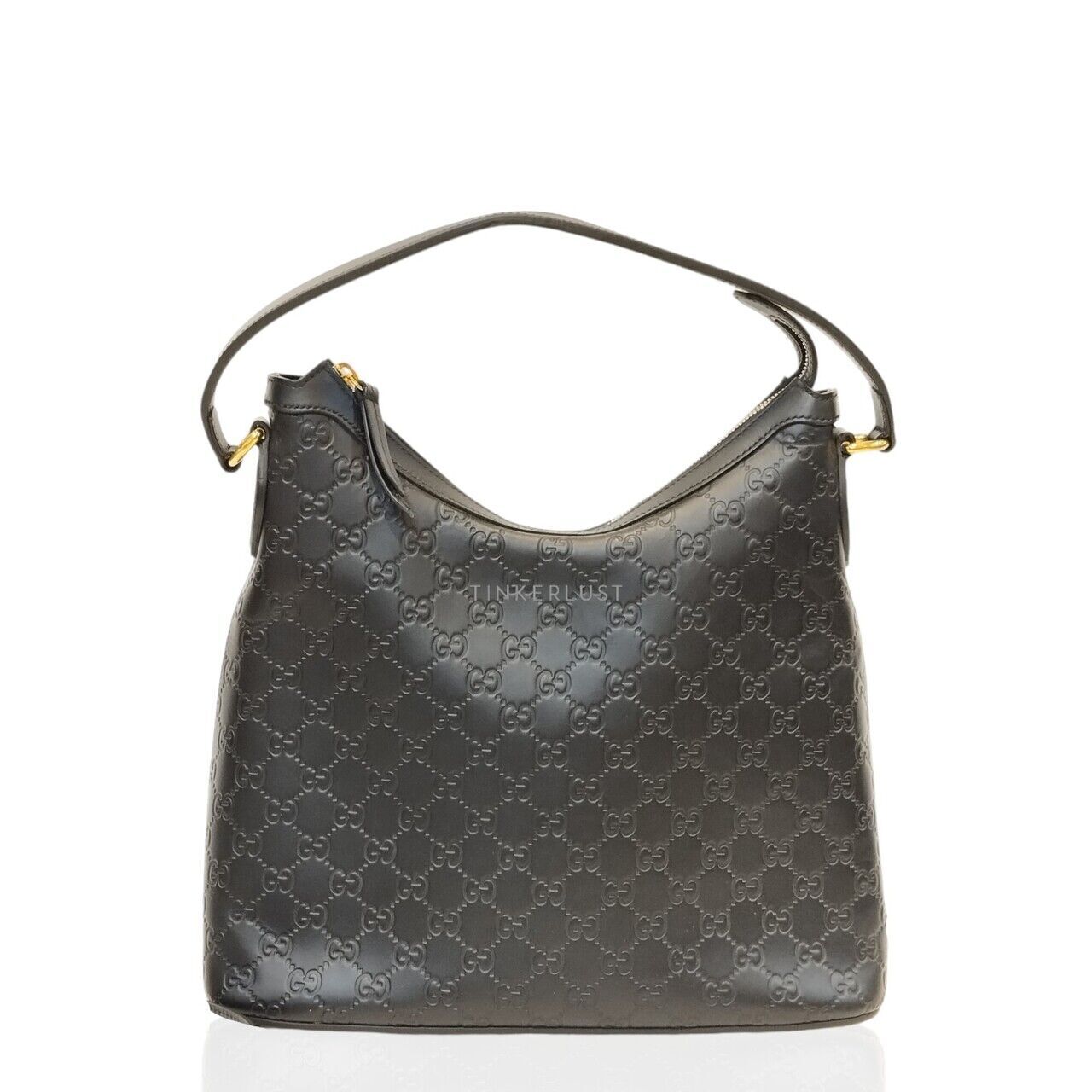 Gucci nesquick black leather hobo