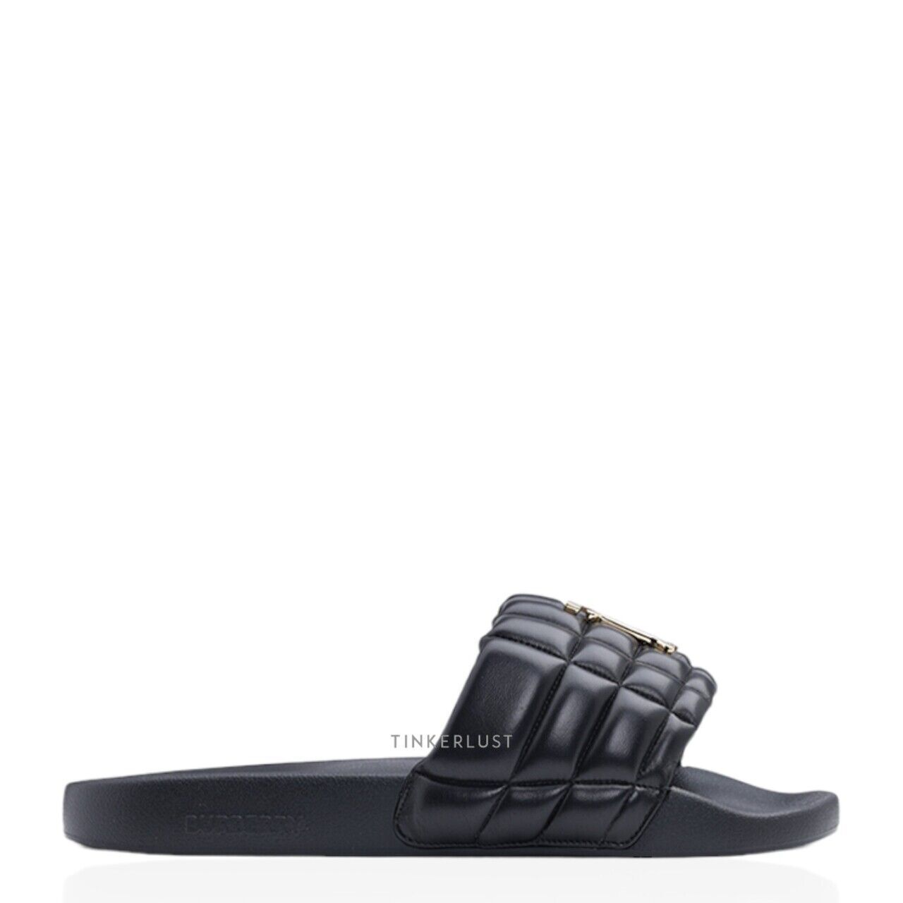 サンダル BURBERRY Men Sandals 8102419165001 B9629 black Sandals Burberry Black size 43 EU in Rubber - 39665001