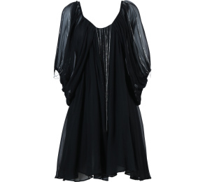 Philip Lim Black Low Back Mini Dress