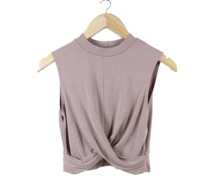 Topshop Brown Sleeveless