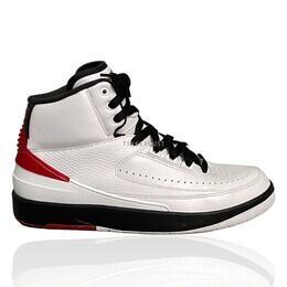 Nike AIR JORDAN 2 RETRO GS "CHICAGO" WHITE/VARSITY RED-BLACK