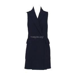 Zara Black Sleeveless Blazer